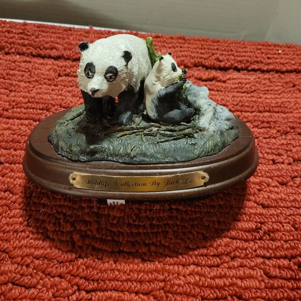 Panda Resin‎ Figurine Wildlife Collection by Jack Lo 1988 #158 of 7,500